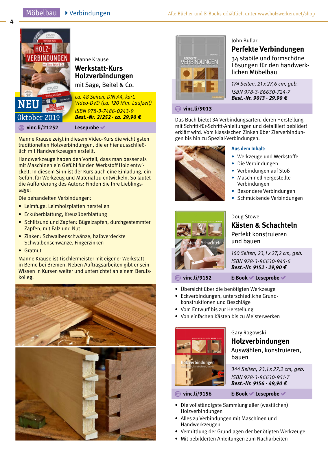 Vorschau HolzWerken Katalog 2020 Seite 4