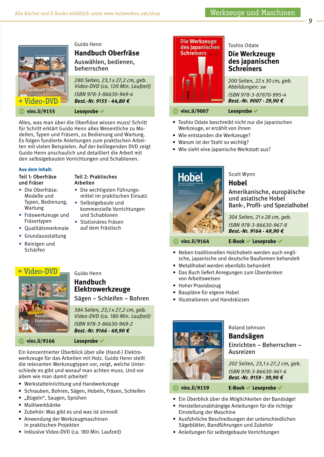 Vorschau HolzWerken Katalog 2020 Seite 9