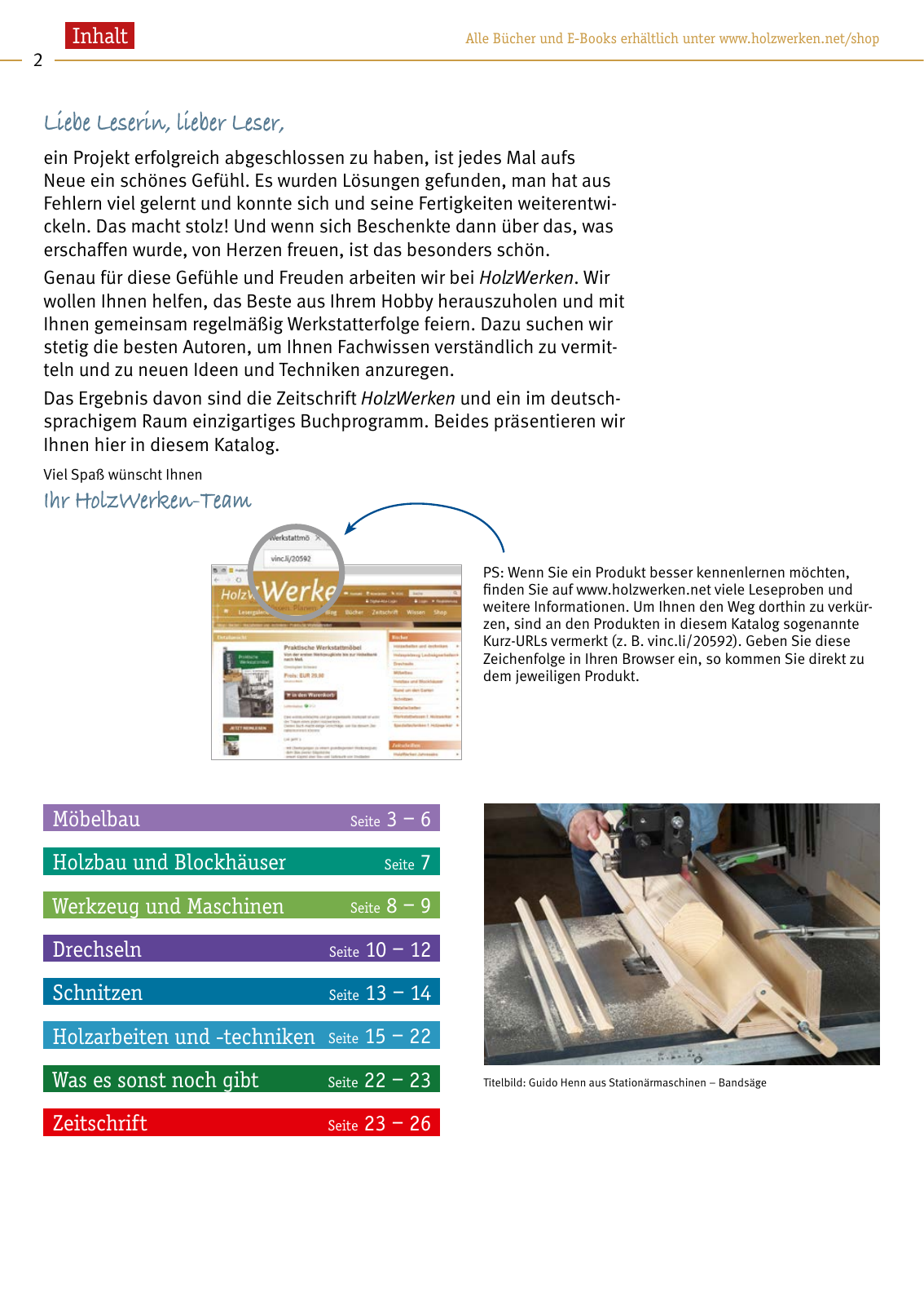 Vorschau HolzWerken Katalog 2020 Seite 2