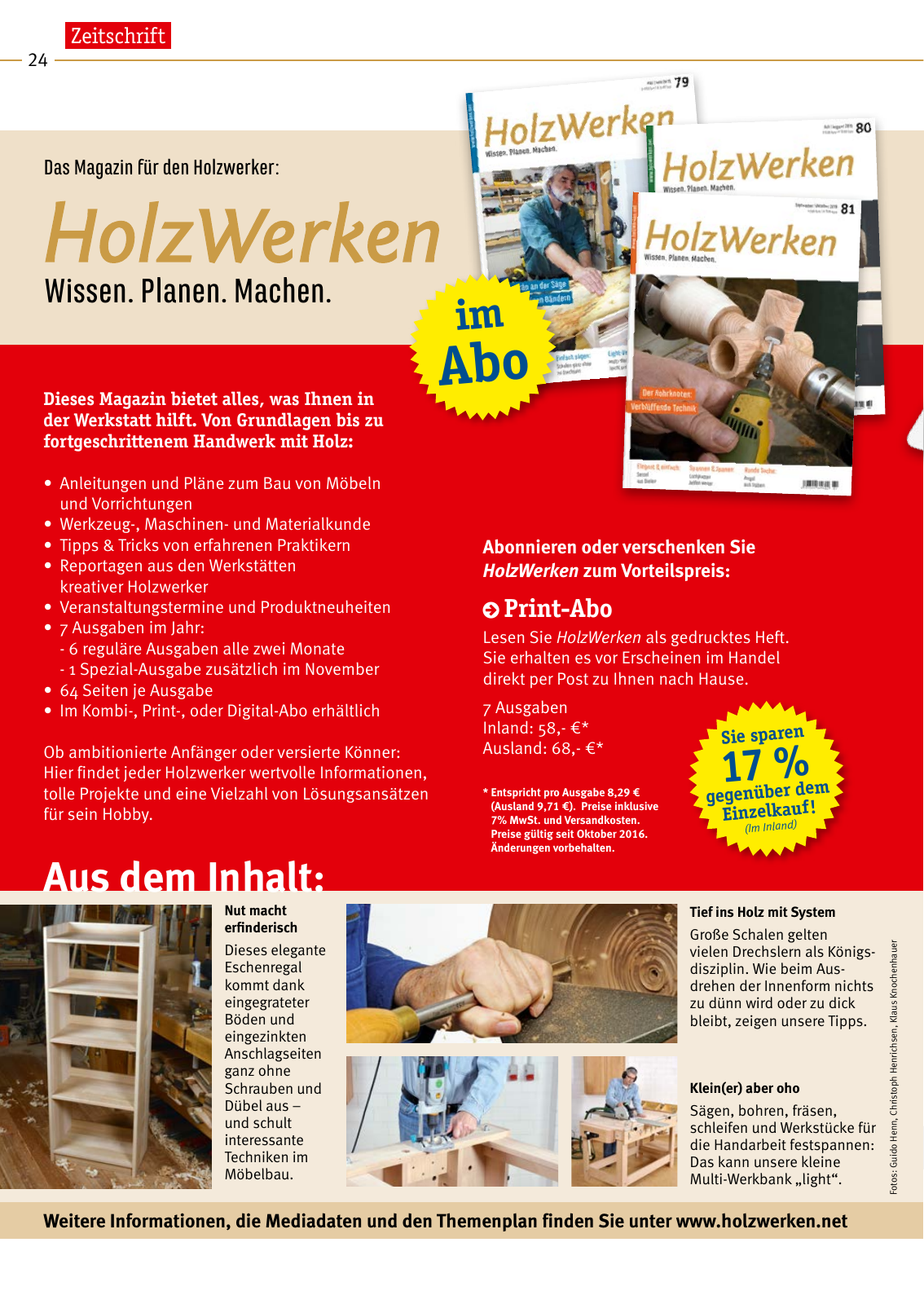 Vorschau HolzWerken Katalog 2020 Seite 24