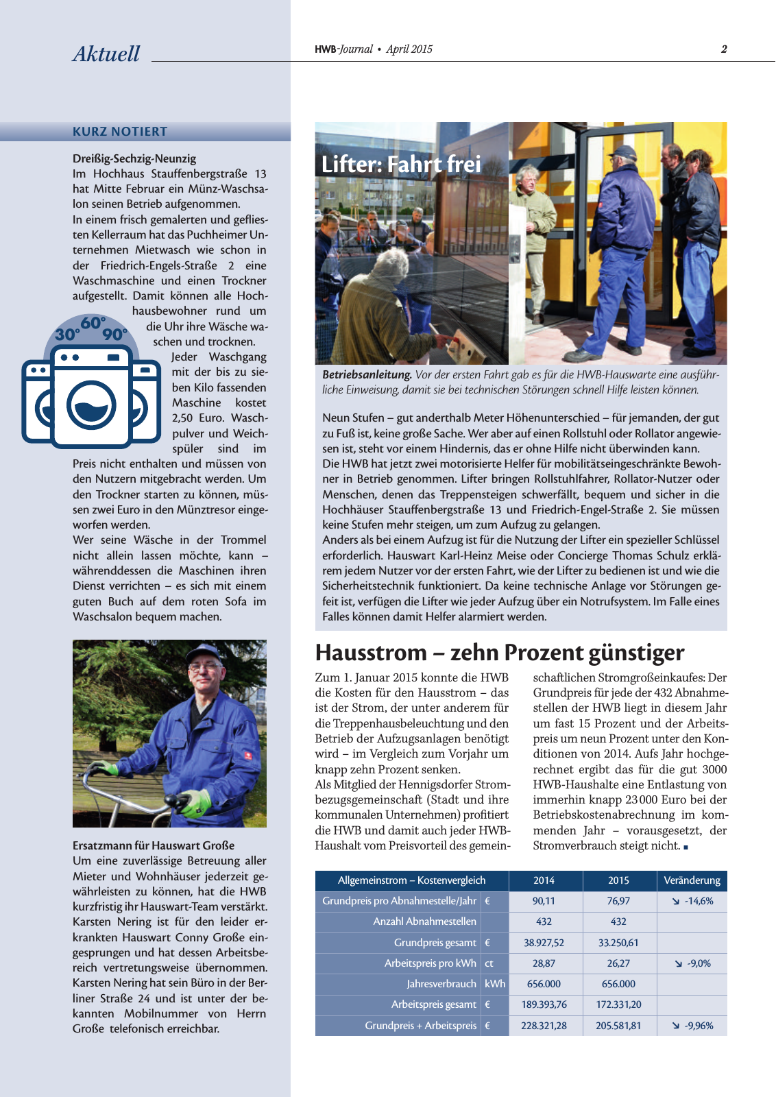 Vorschau HWB-Journal | April 2015 Seite 2