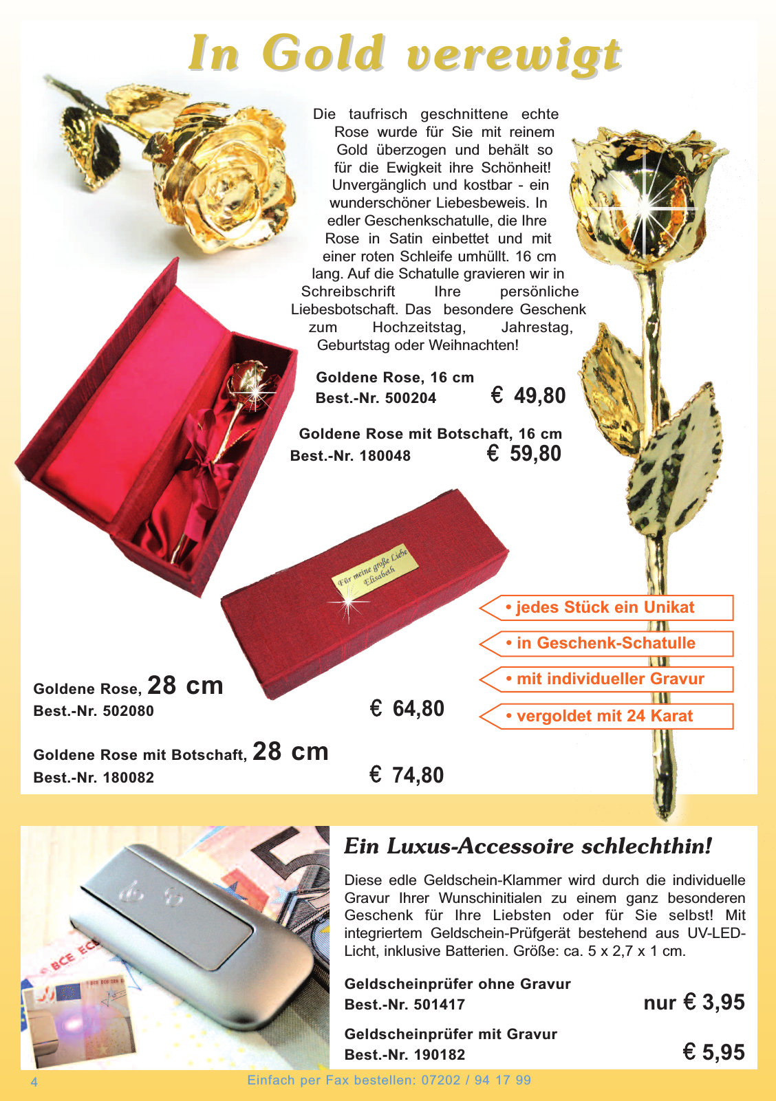 Vorschau Geschenke mit Namen Katalog 2014 / 2015 Seite 4