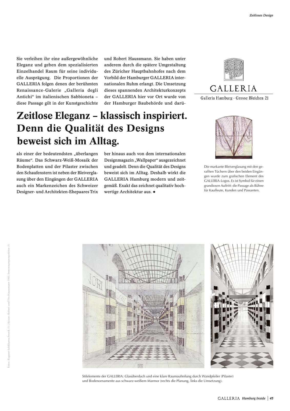 Vorschau GALLERIA Magazin Hamburg Inside 1 Seite 43