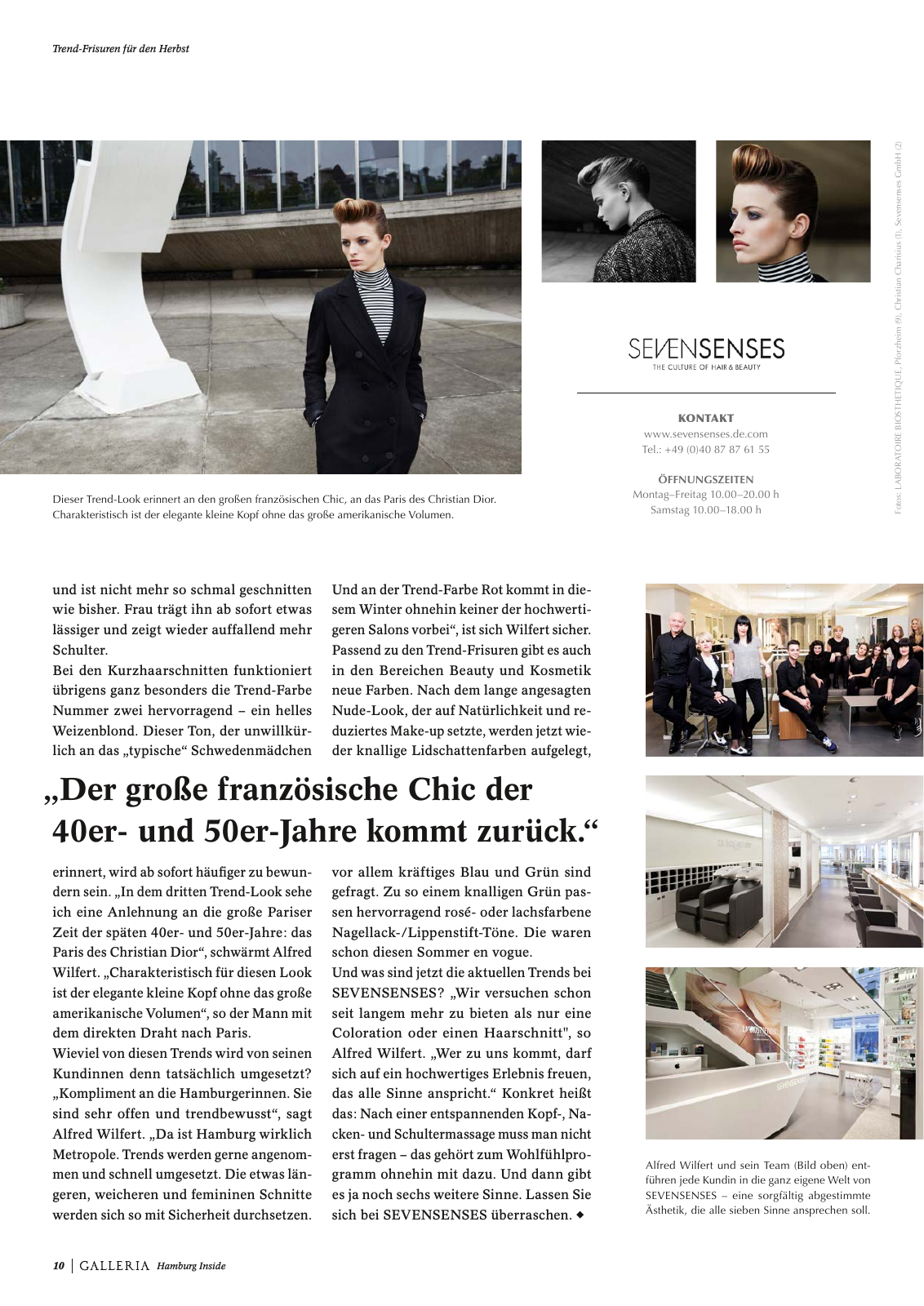 Vorschau GALLERIA Magazin Hamburg Inside 1 Seite 10