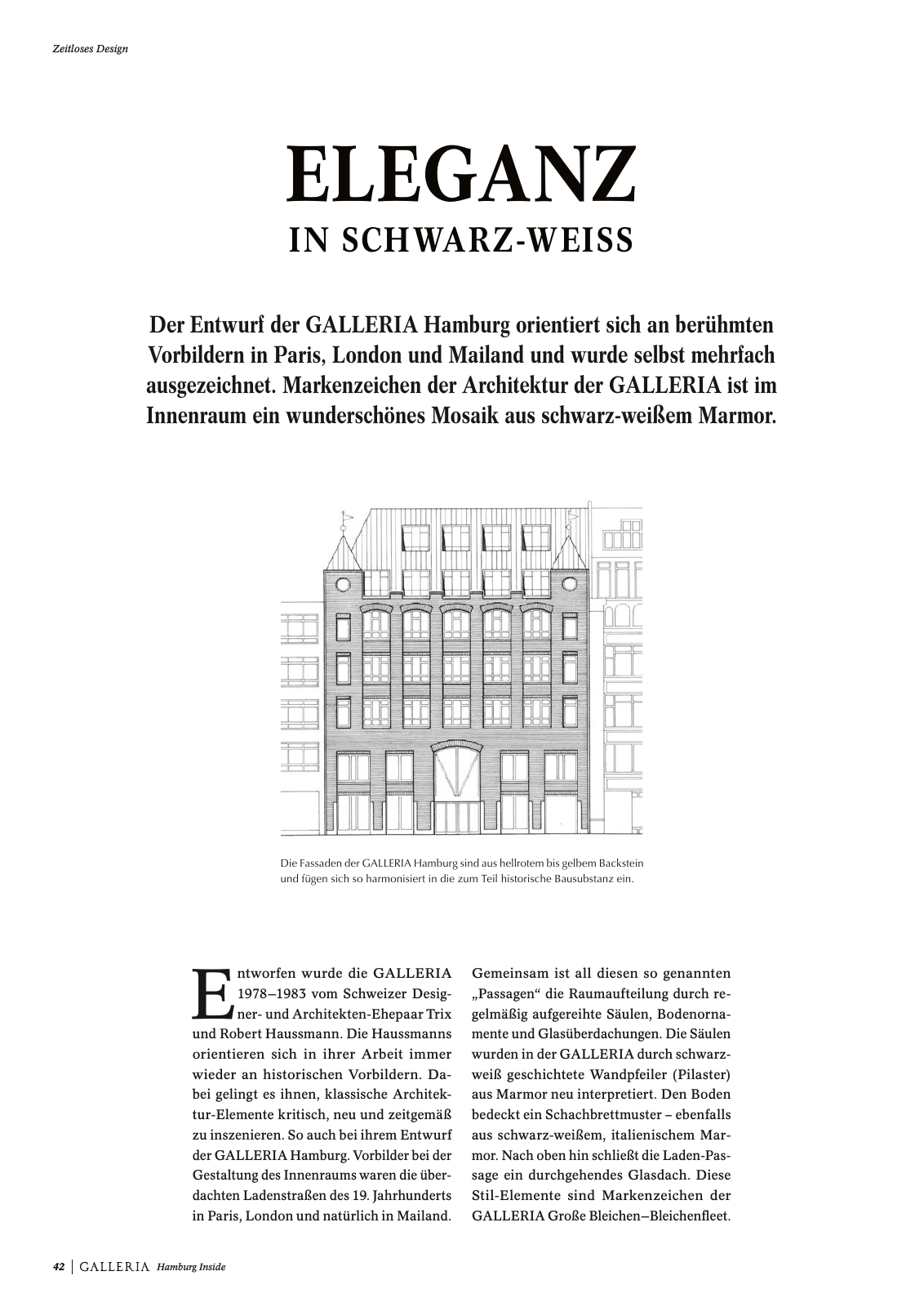 Vorschau GALLERIA Magazin Hamburg Inside 1 Seite 42