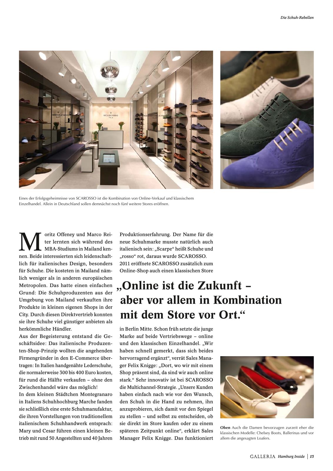 Vorschau GALLERIA Magazin Hamburg Inside 1 Seite 13