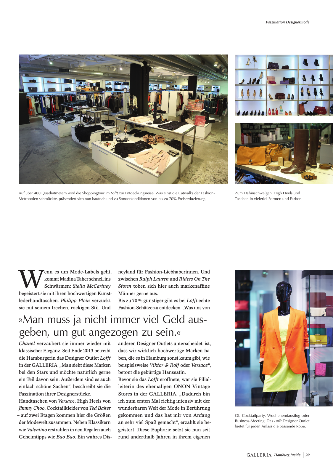 Vorschau GALLERIA Magazin Hamburg Inside 2 Seite 29