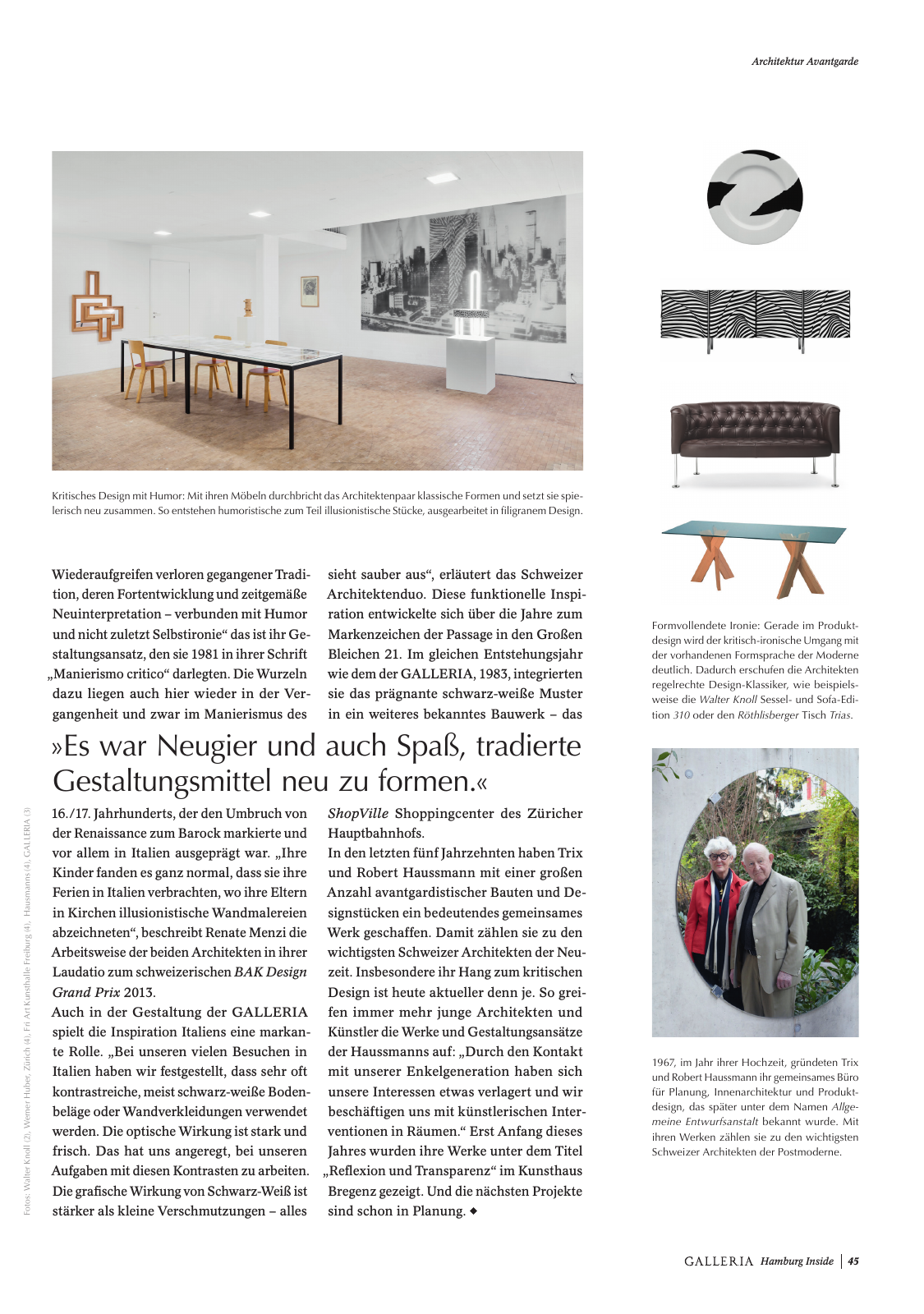 Vorschau GALLERIA Magazin Hamburg Inside 2 Seite 45