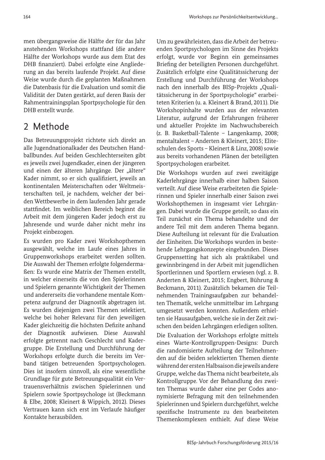 Vorschau BISp-Jahrbuch Forschungsförderung 2015/16 Seite 166
