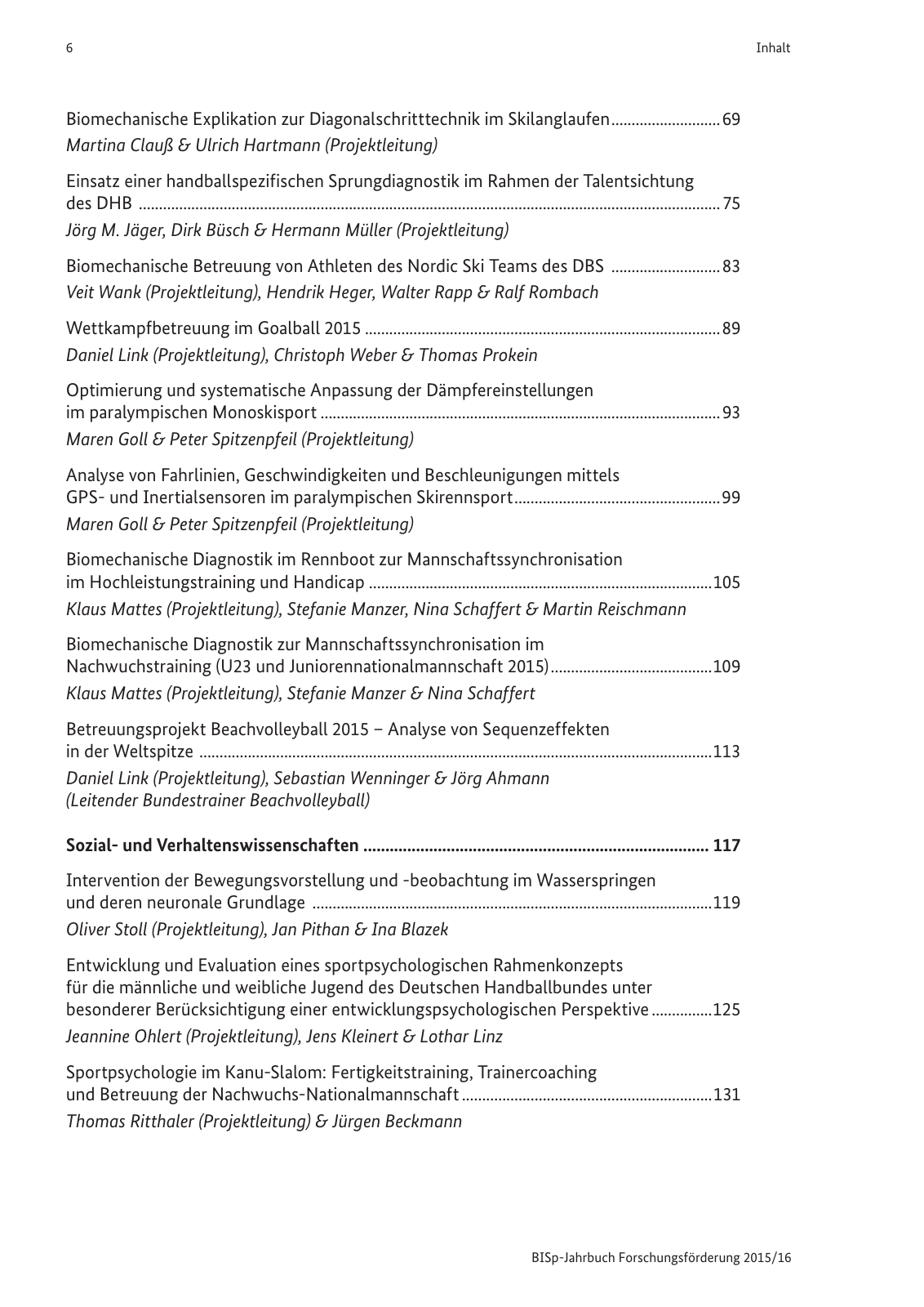 Vorschau BISp-Jahrbuch Forschungsförderung 2015/16 Seite 8