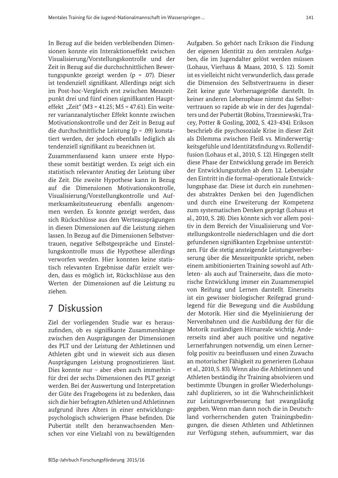 Vorschau BISp-Jahrbuch Forschungsförderung 2015/16 Seite 143