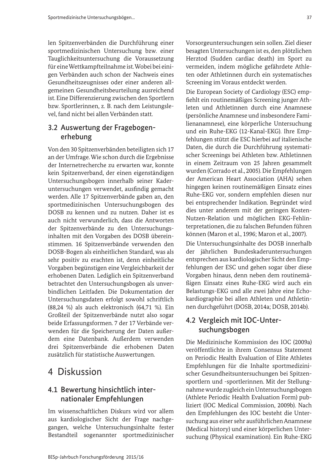 Vorschau BISp-Jahrbuch Forschungsförderung 2015/16 Seite 39