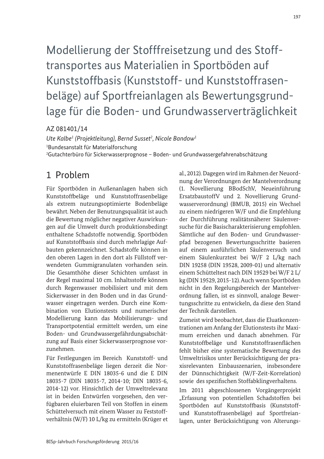 Vorschau BISp-Jahrbuch Forschungsförderung 2015/16 Seite 199