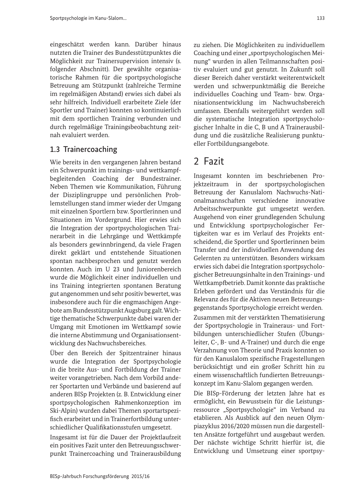 Vorschau BISp-Jahrbuch Forschungsförderung 2015/16 Seite 135