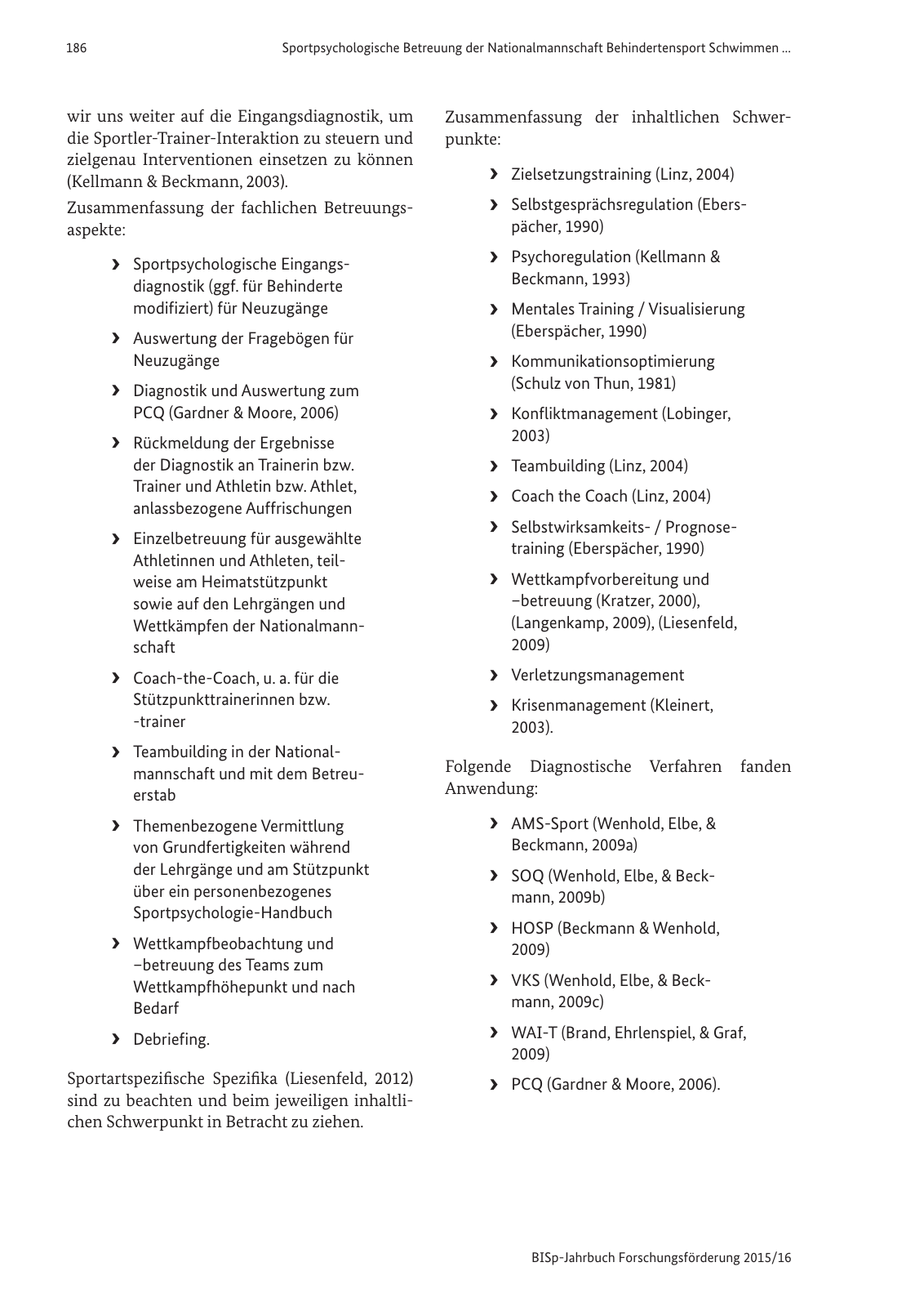 Vorschau BISp-Jahrbuch Forschungsförderung 2015/16 Seite 188