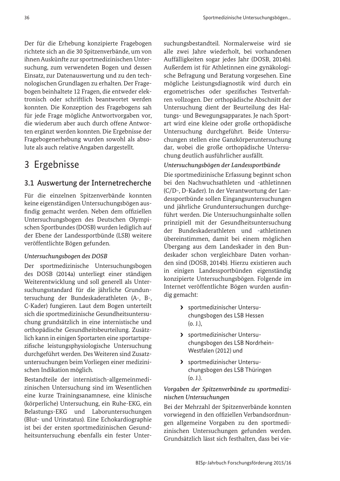 Vorschau BISp-Jahrbuch Forschungsförderung 2015/16 Seite 38