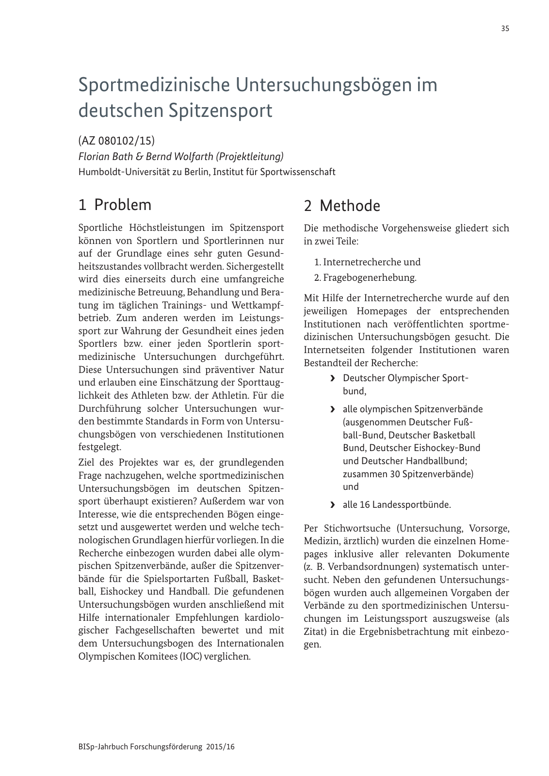 Vorschau BISp-Jahrbuch Forschungsförderung 2015/16 Seite 37