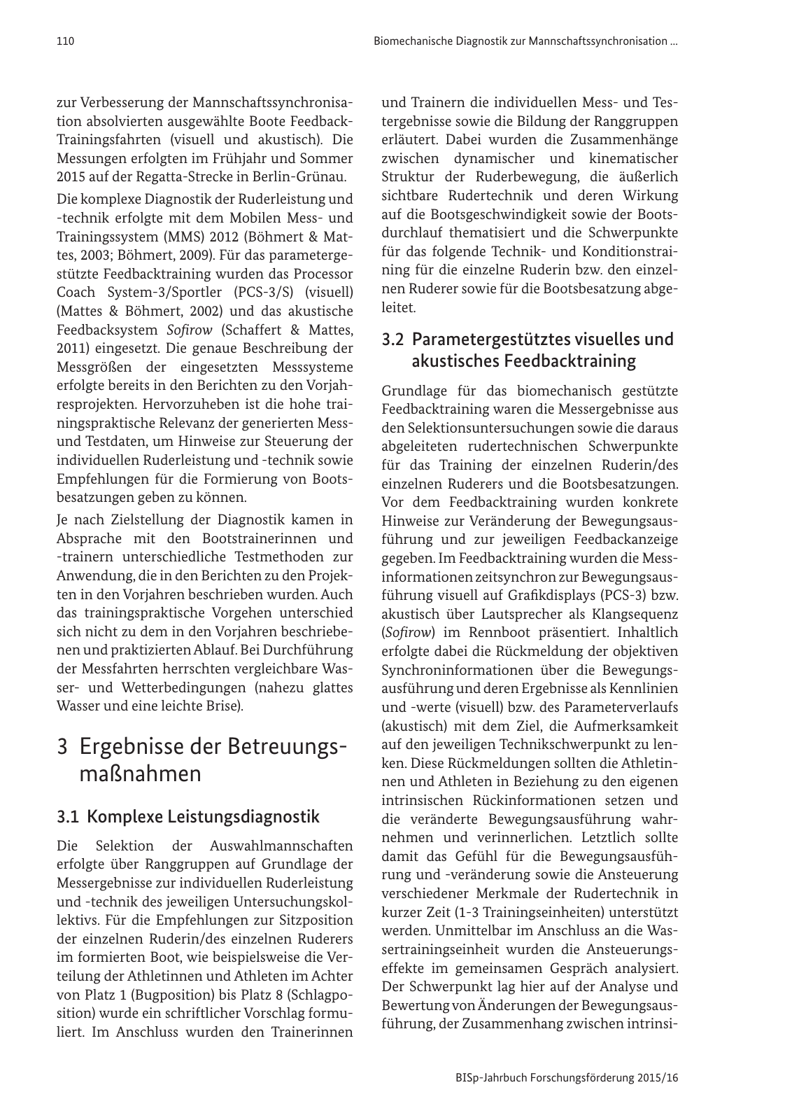 Vorschau BISp-Jahrbuch Forschungsförderung 2015/16 Seite 112