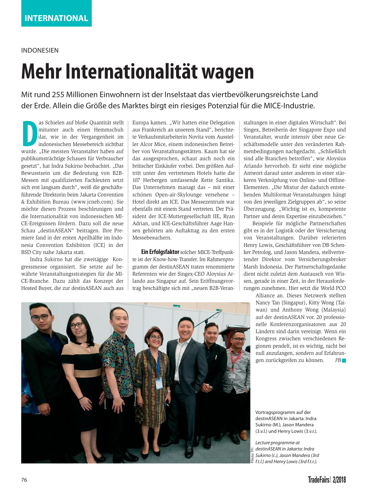 Vorschau TFI Trade-Fairs-International 02/2018 Seite 76