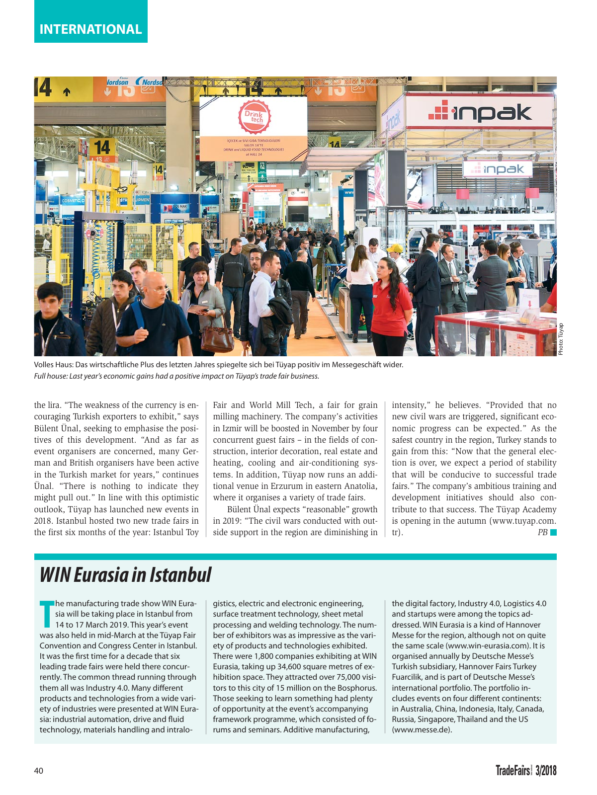 Vorschau TFI Trade-Fairs-International 03/2018 Seite 40