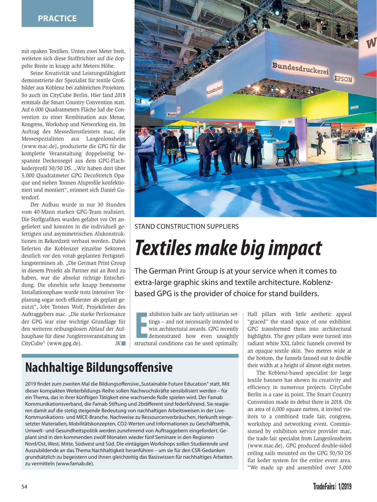 Vorschau TFI Trade-Fairs-International 01/2019 Seite 54