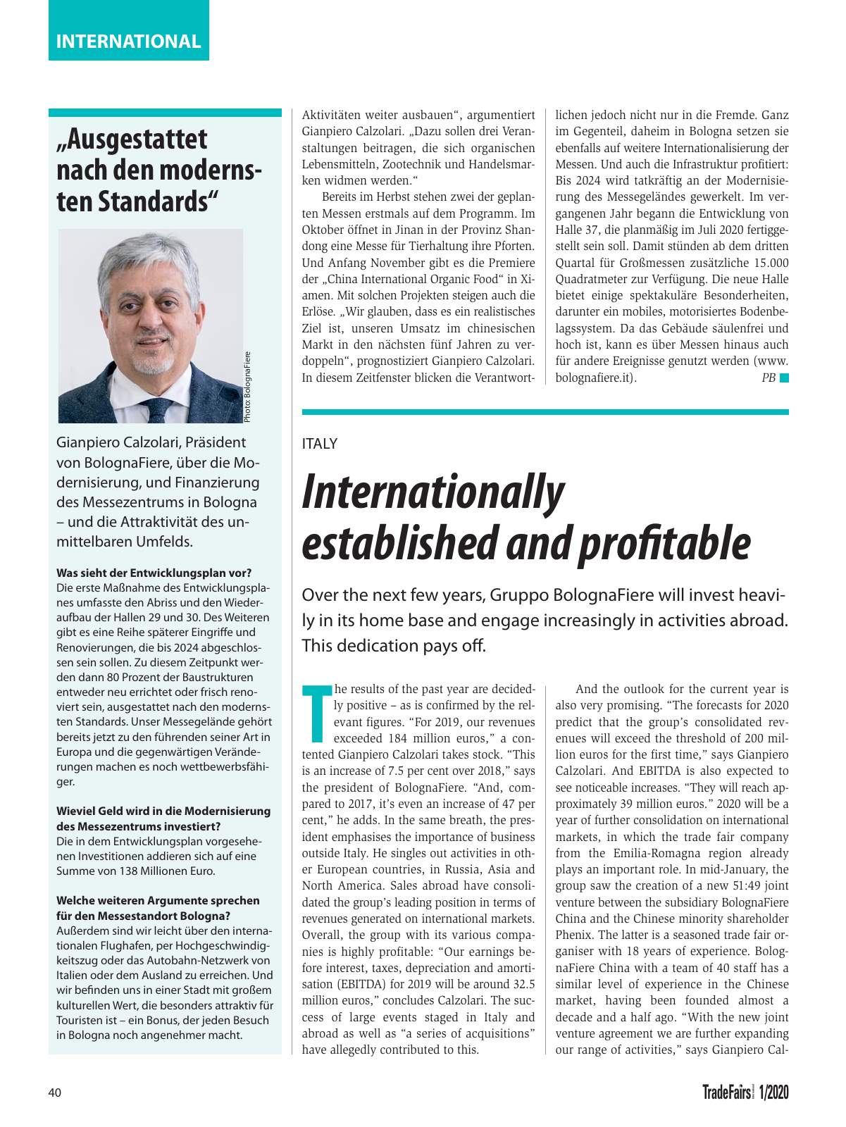 Vorschau TFI Trade-Fairs-International 01/2020 Seite 40