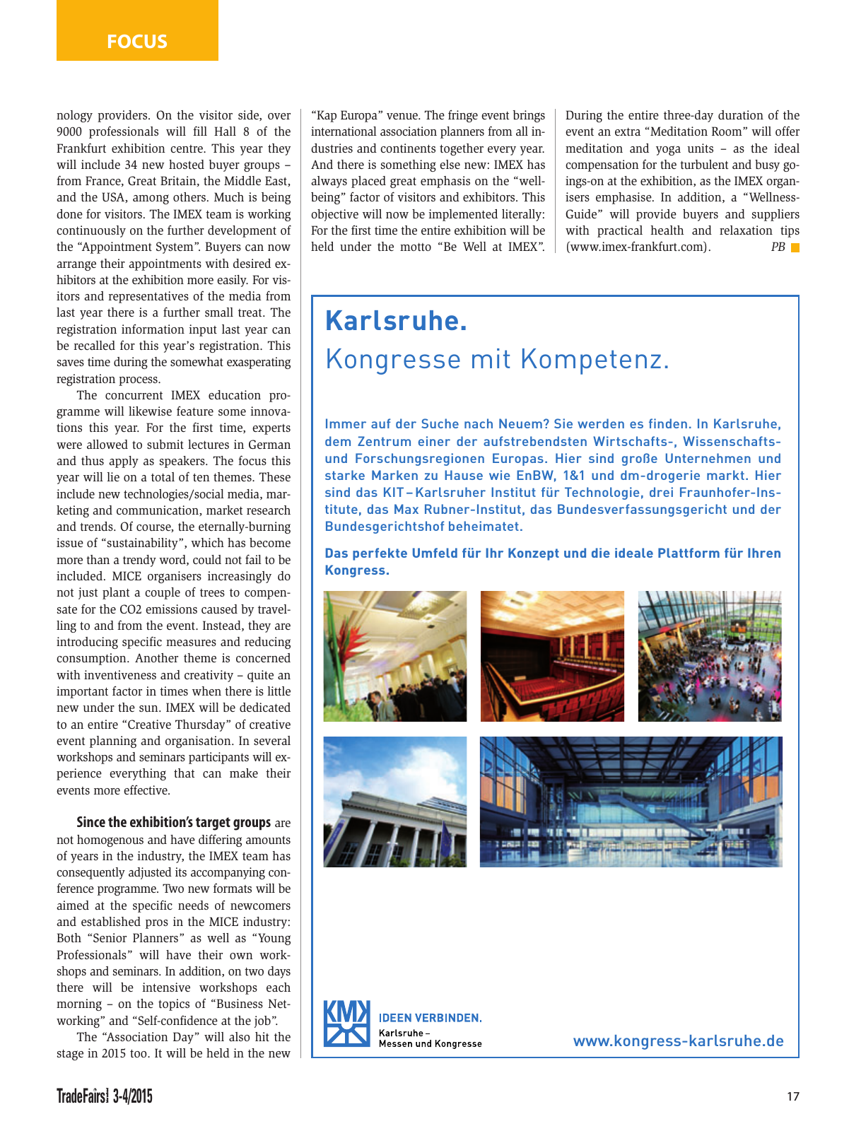 Vorschau TFI Trade-Fairs-International 03-04/2015 Seite 17