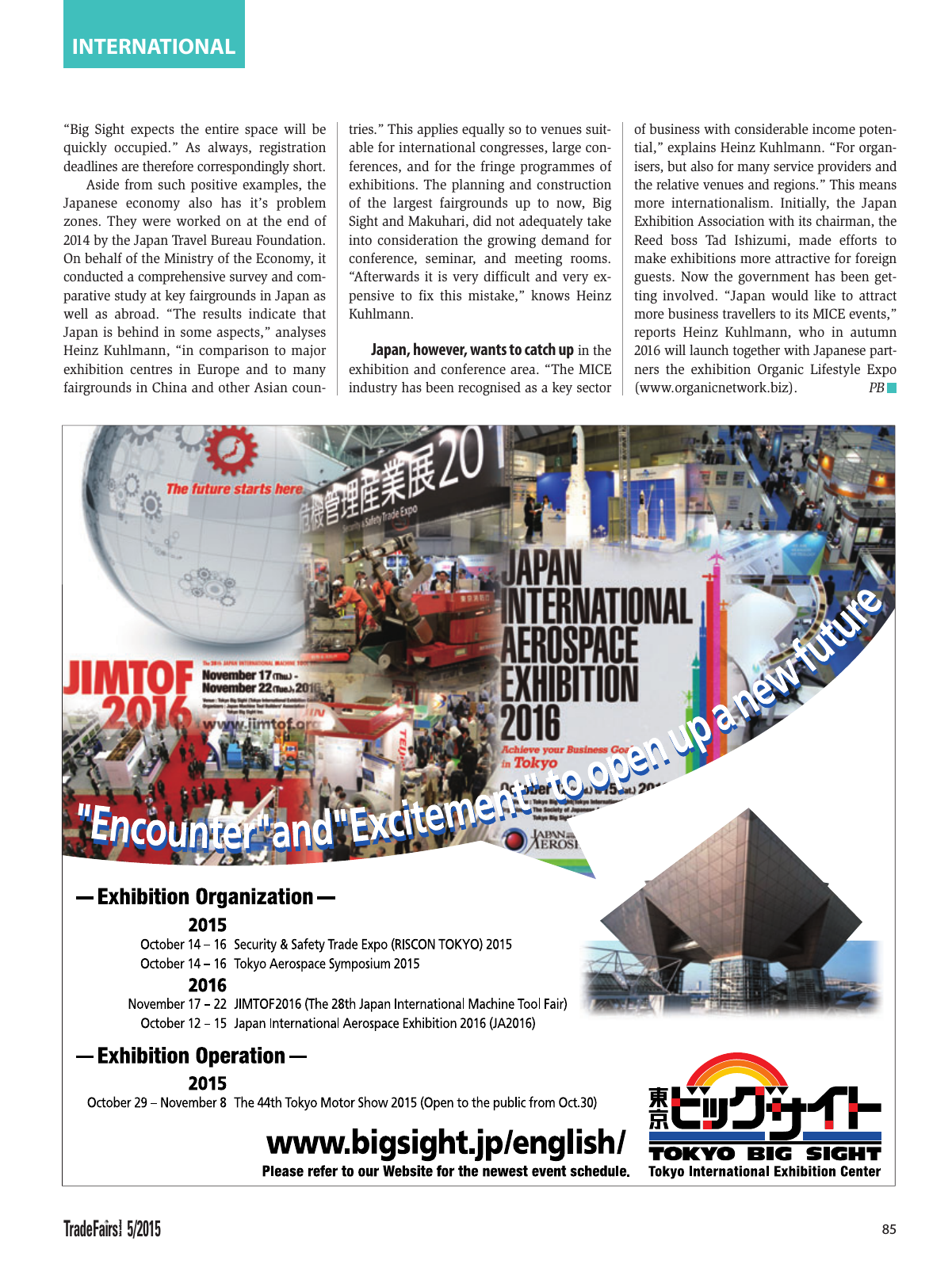 Vorschau TFI Trade-Fairs-International 05/2015 Seite 85