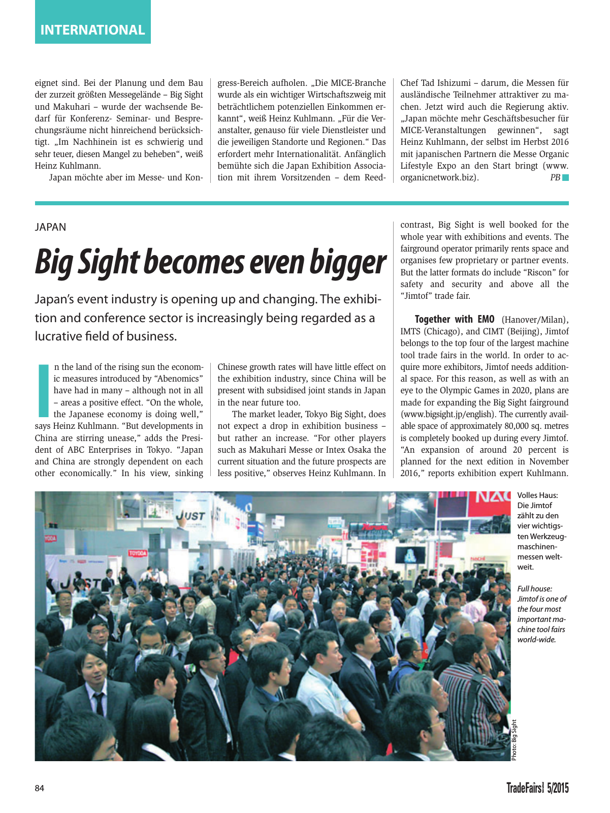 Vorschau TFI Trade-Fairs-International 05/2015 Seite 84