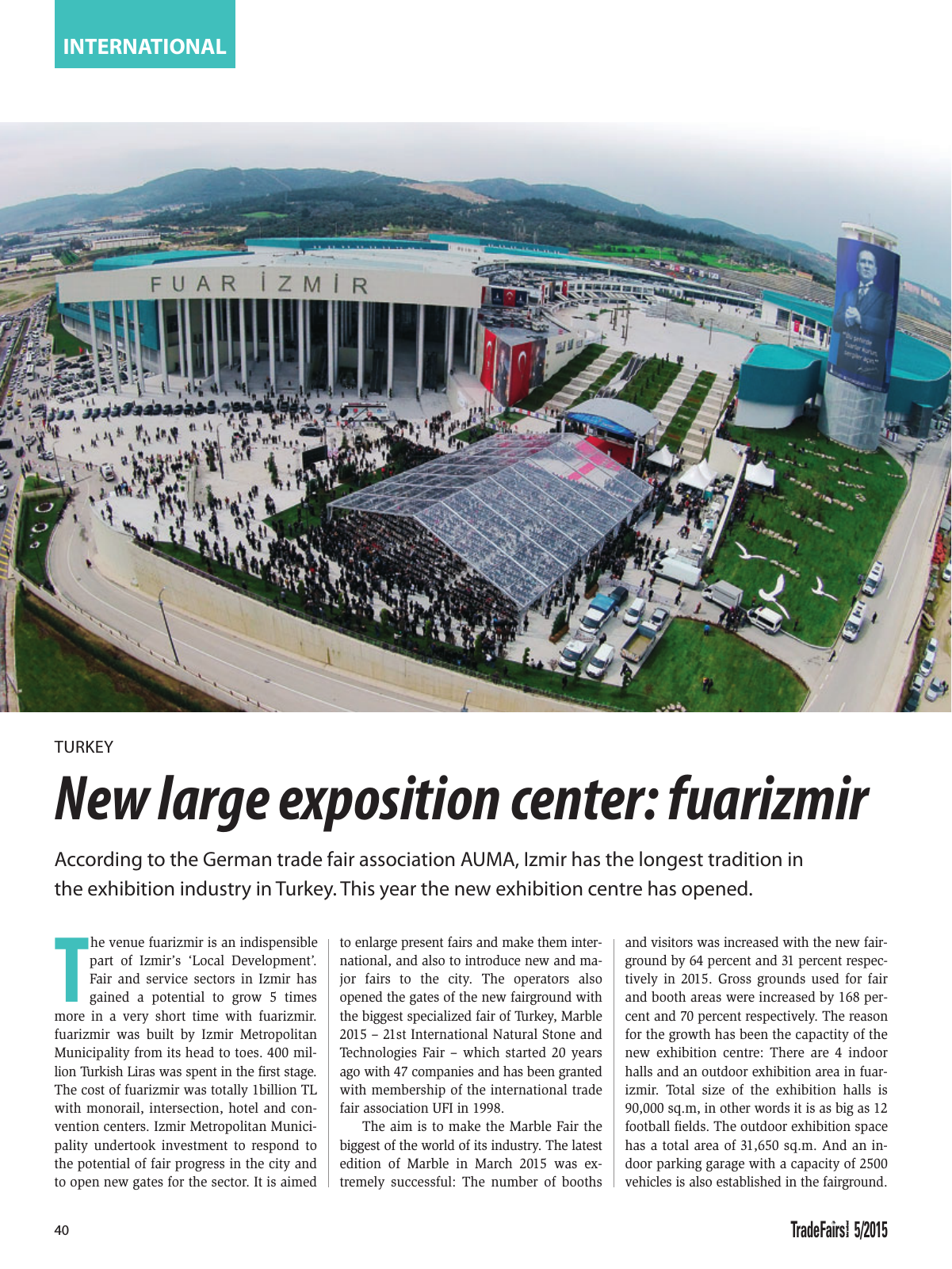 Vorschau TFI Trade-Fairs-International 05/2015 Seite 40