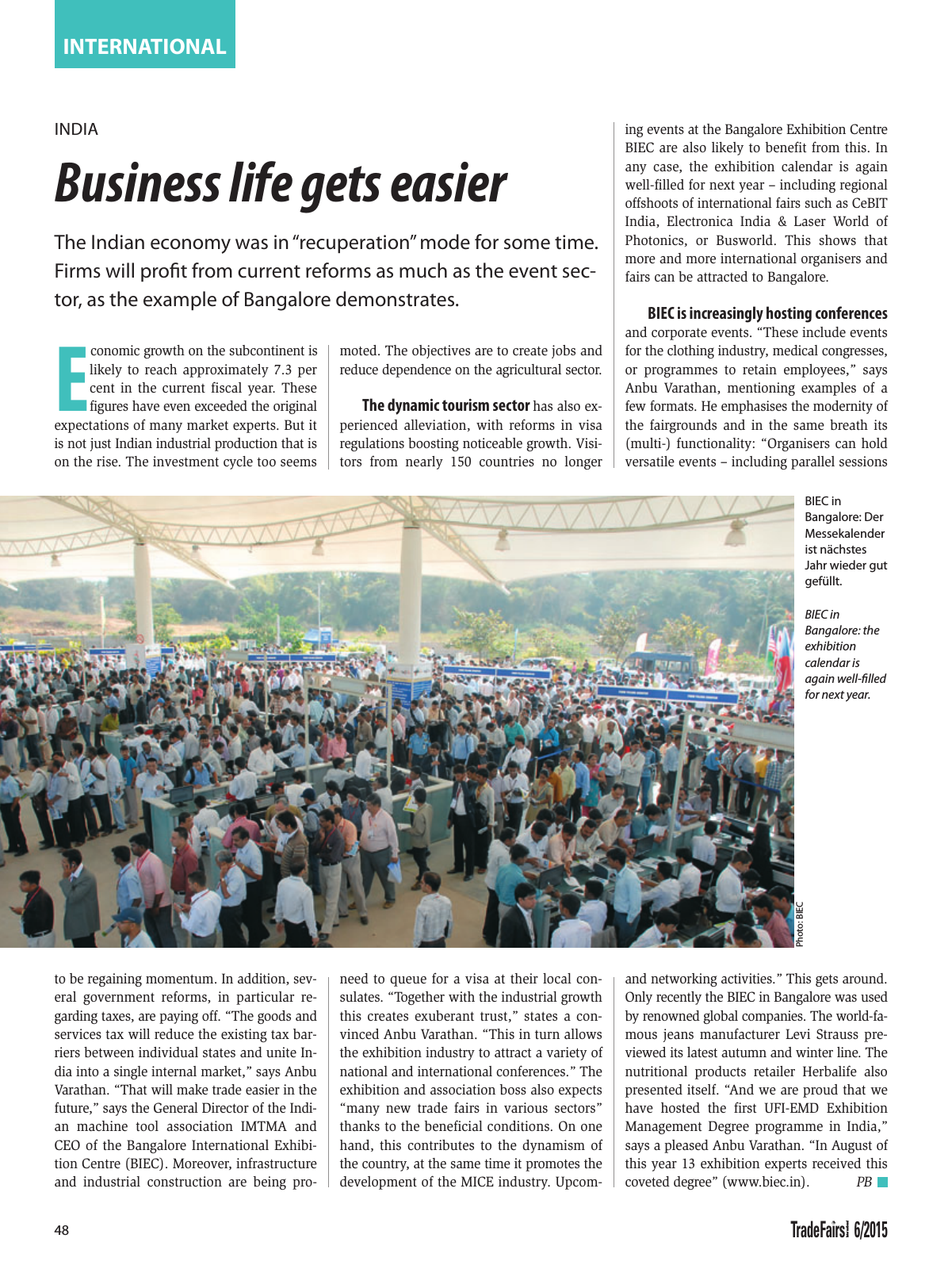 Vorschau TFI Trade-Fairs-International 06/2015 Seite 48