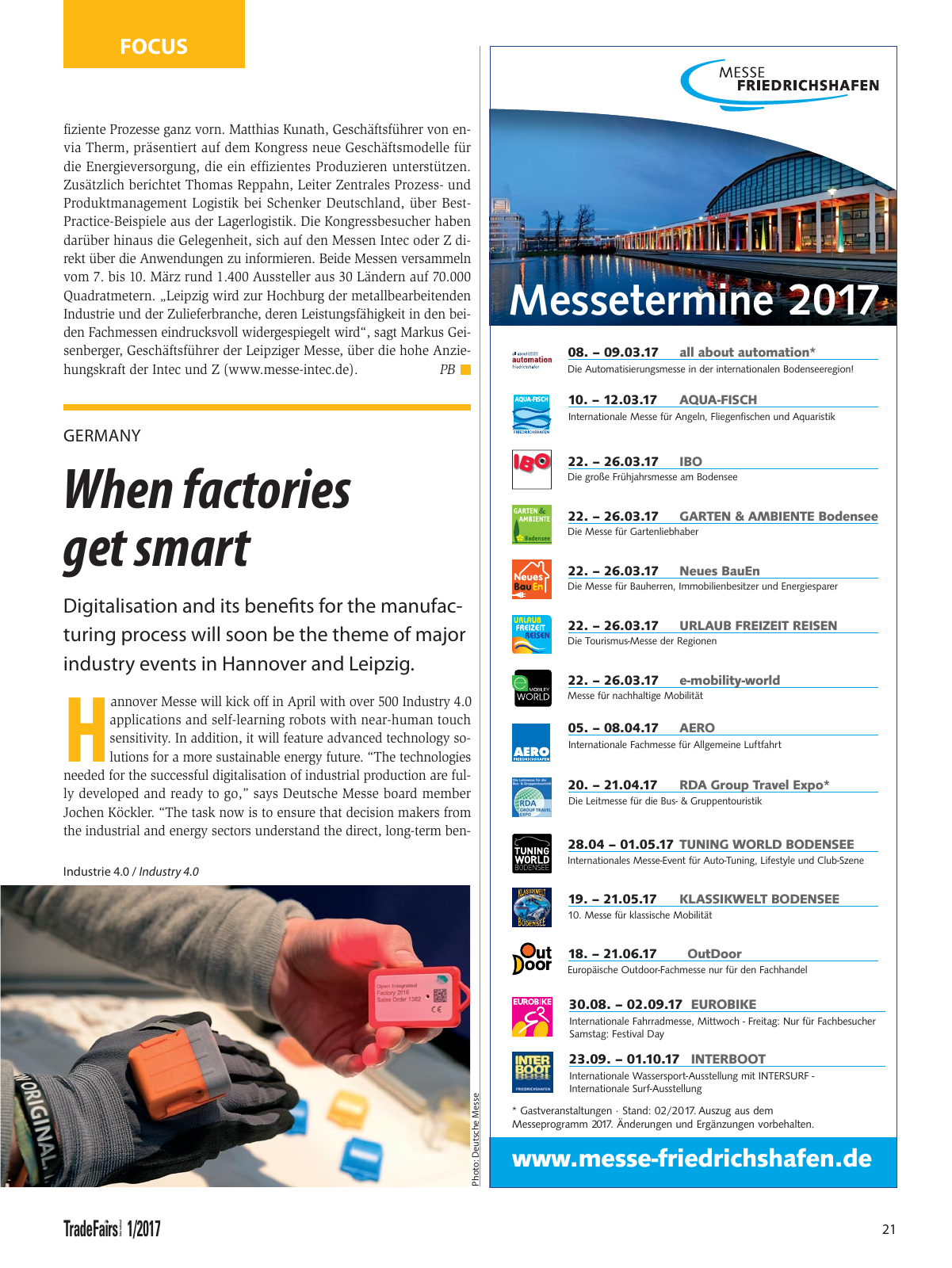 Vorschau TFI Trade-Fairs-International 01/2017 Seite 21