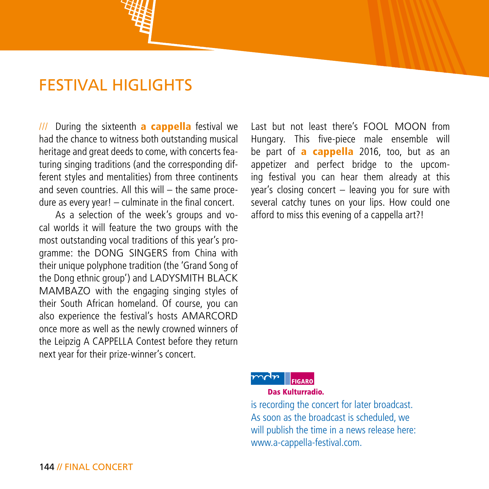 Vorschau E-Paper Festival a cappella 2015 Seite 146