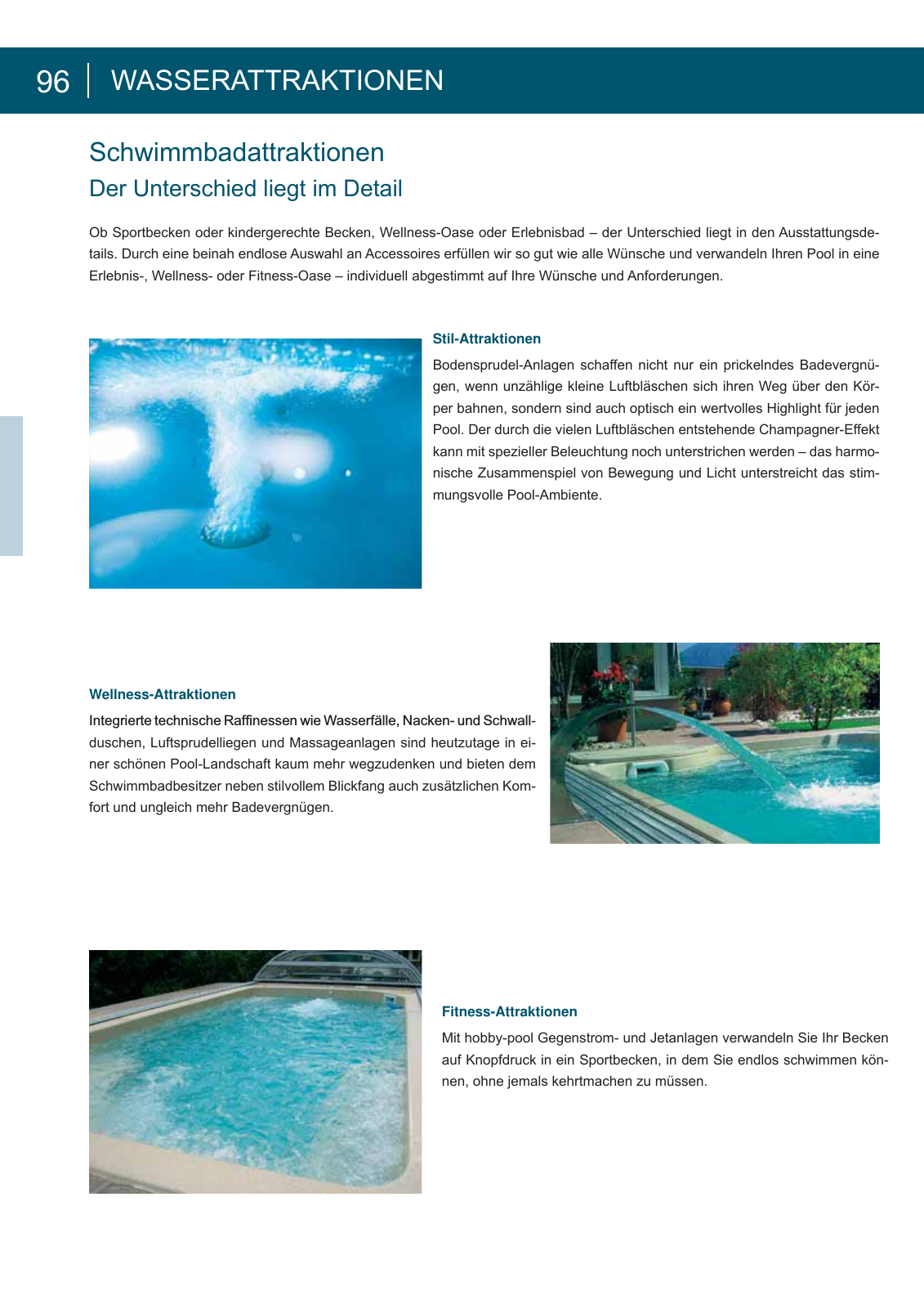 Vorschau arcana Schwimmbadkatalog Seite 96