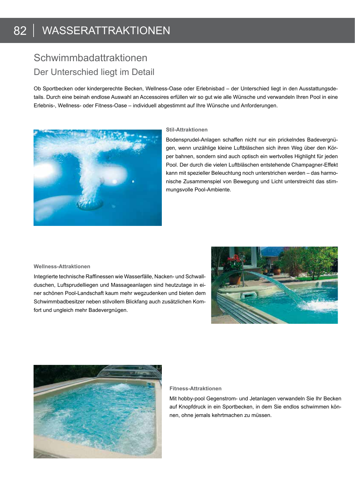 Vorschau arcana Schwimmbadkatalog 2016 Seite 82