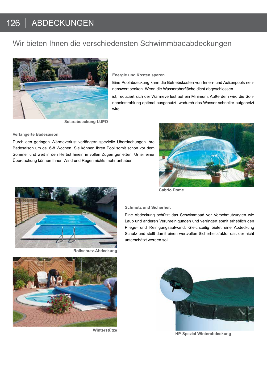 Vorschau arcana Schwimmbadkatalog 2016 Seite 126