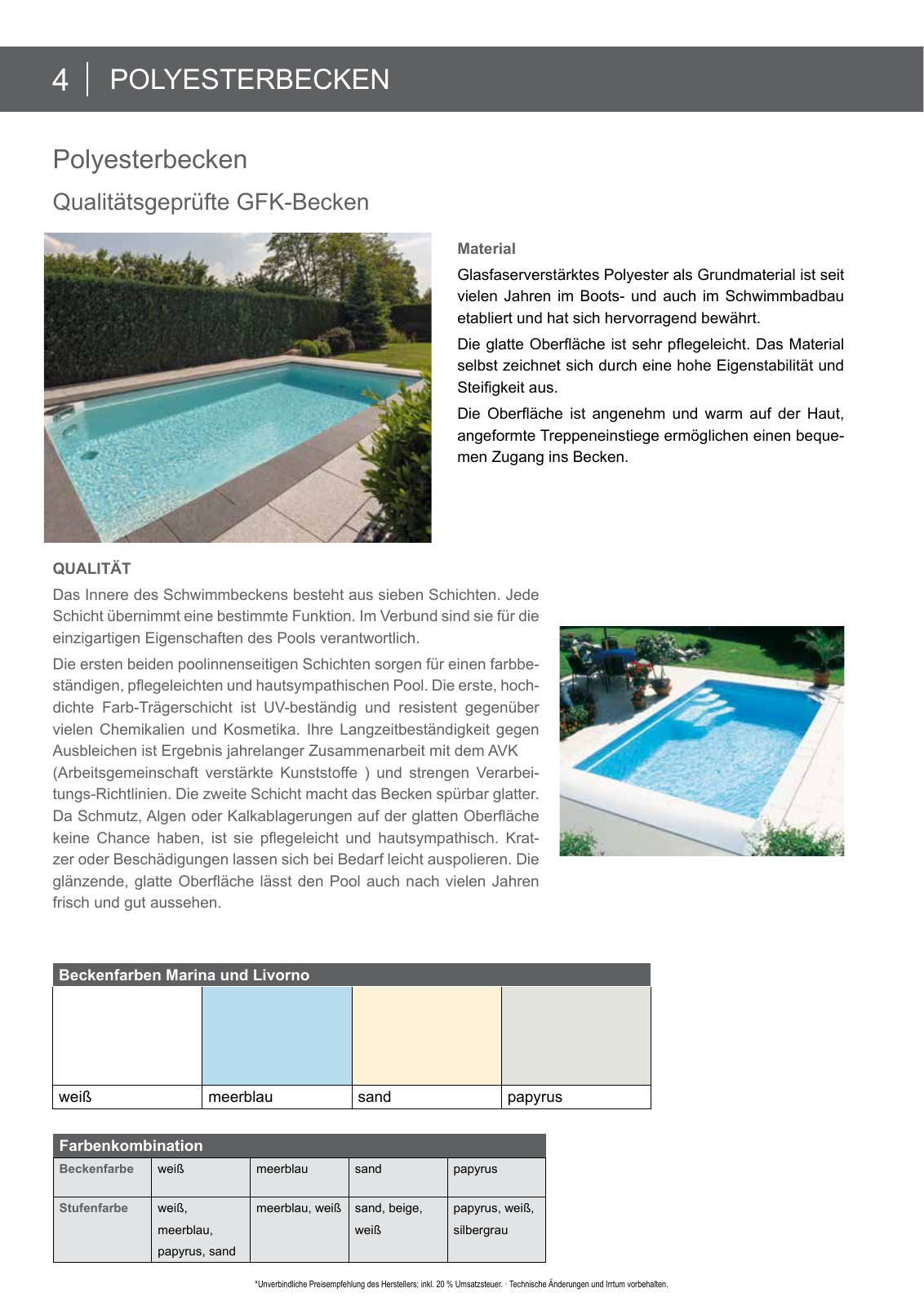 Vorschau arcana Schwimmbadkatalog 2016 Seite 4