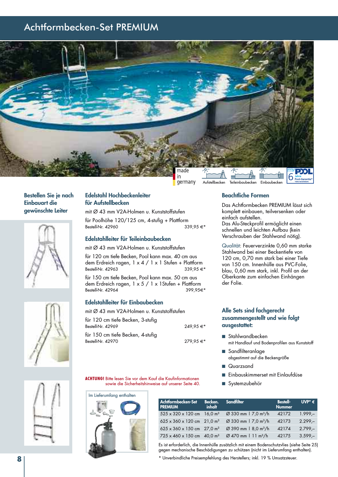 Vorschau myPool Schwimmbadkatalog 2016 Seite 8