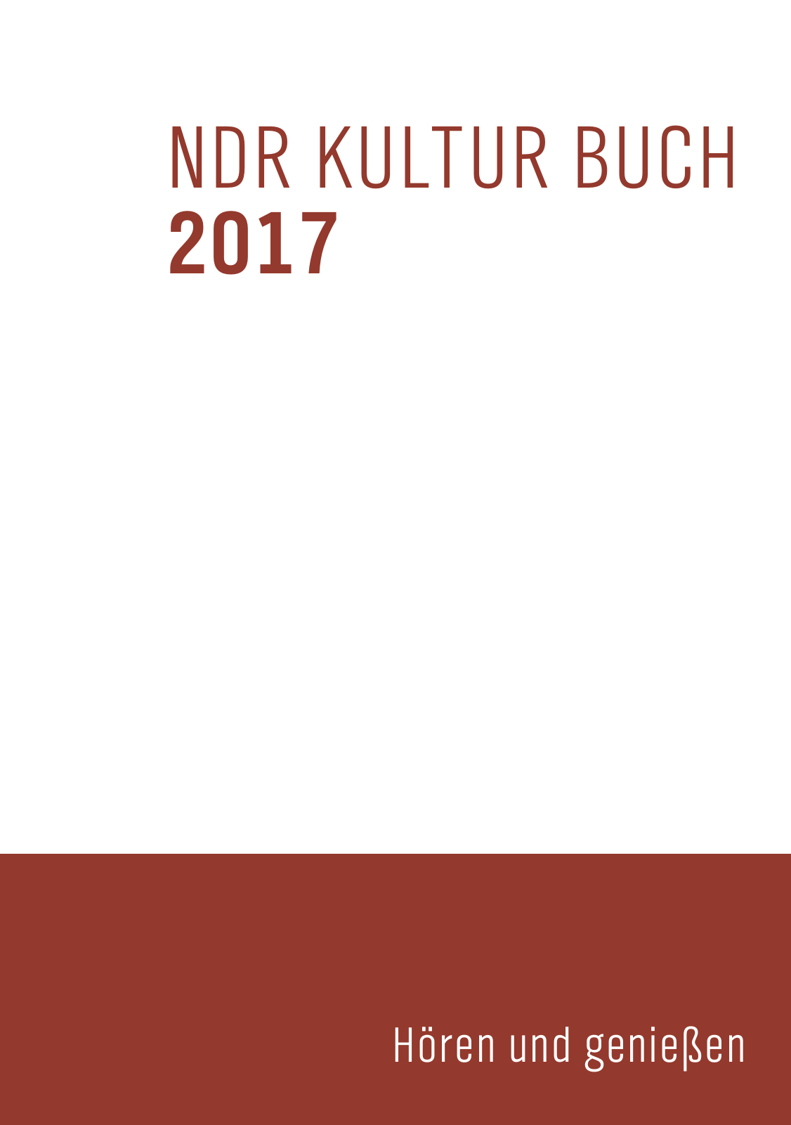 Vorschau NDR Kultur Buch 2017 Seite 3