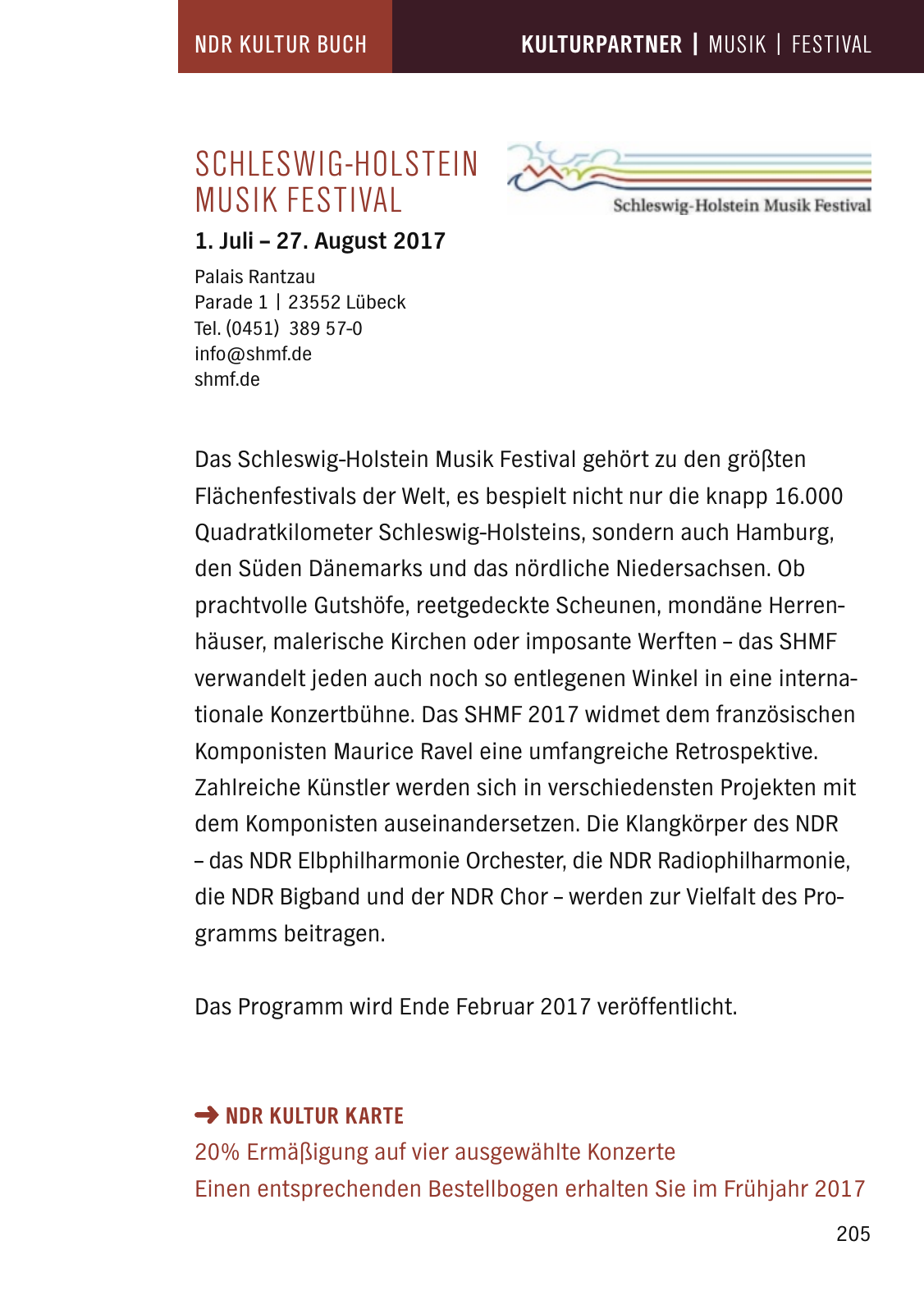 Vorschau NDR Kultur Buch 2017 Seite 207