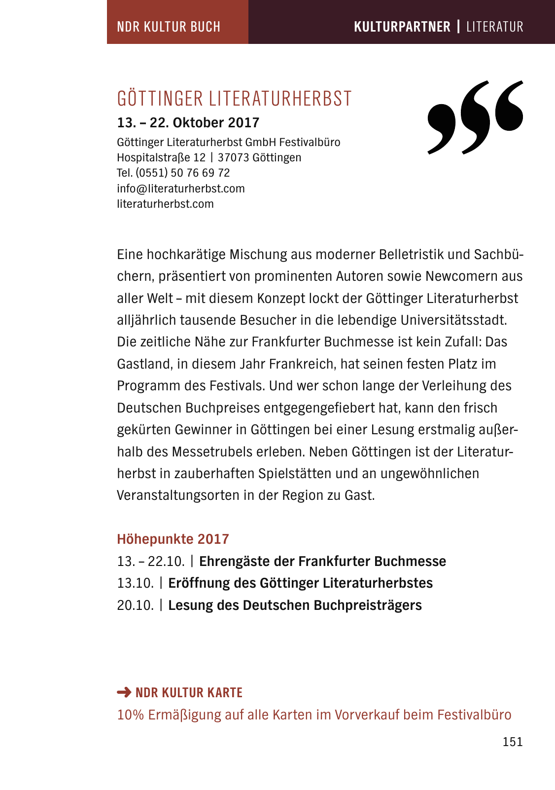 Vorschau NDR Kultur Buch 2017 Seite 153