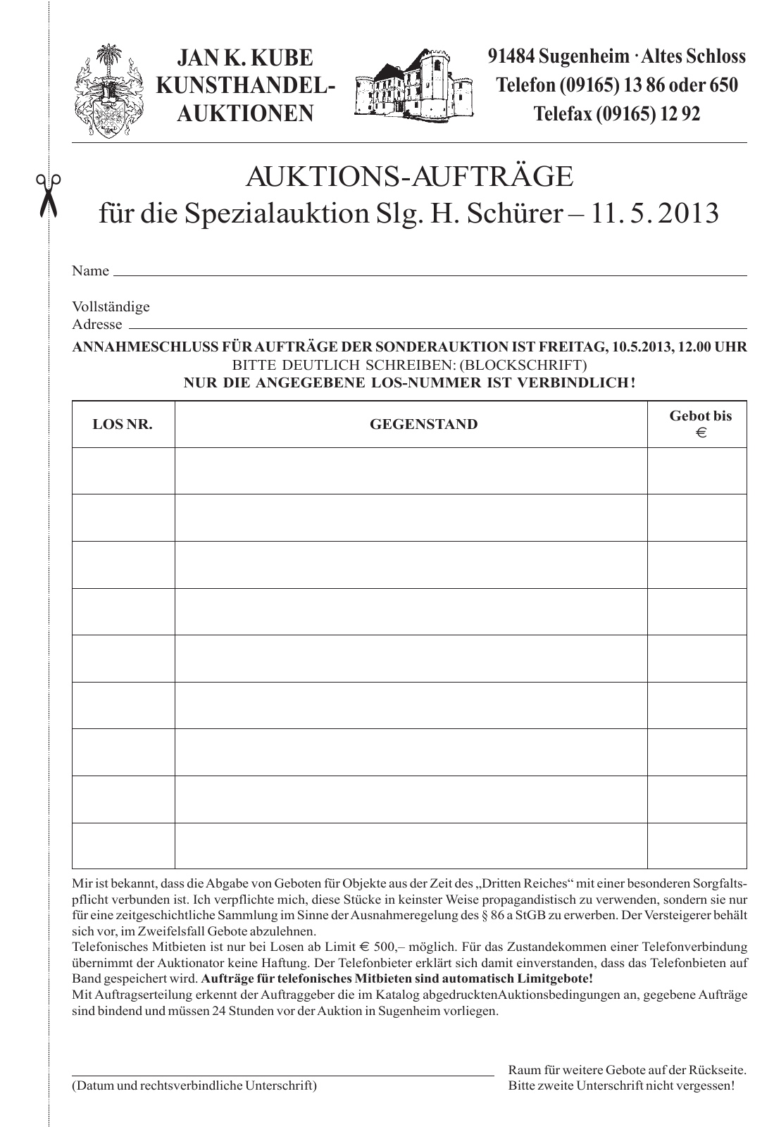 Vorschau Kube Spezialauktion Sammlung Hugo Schuerer Seite 6