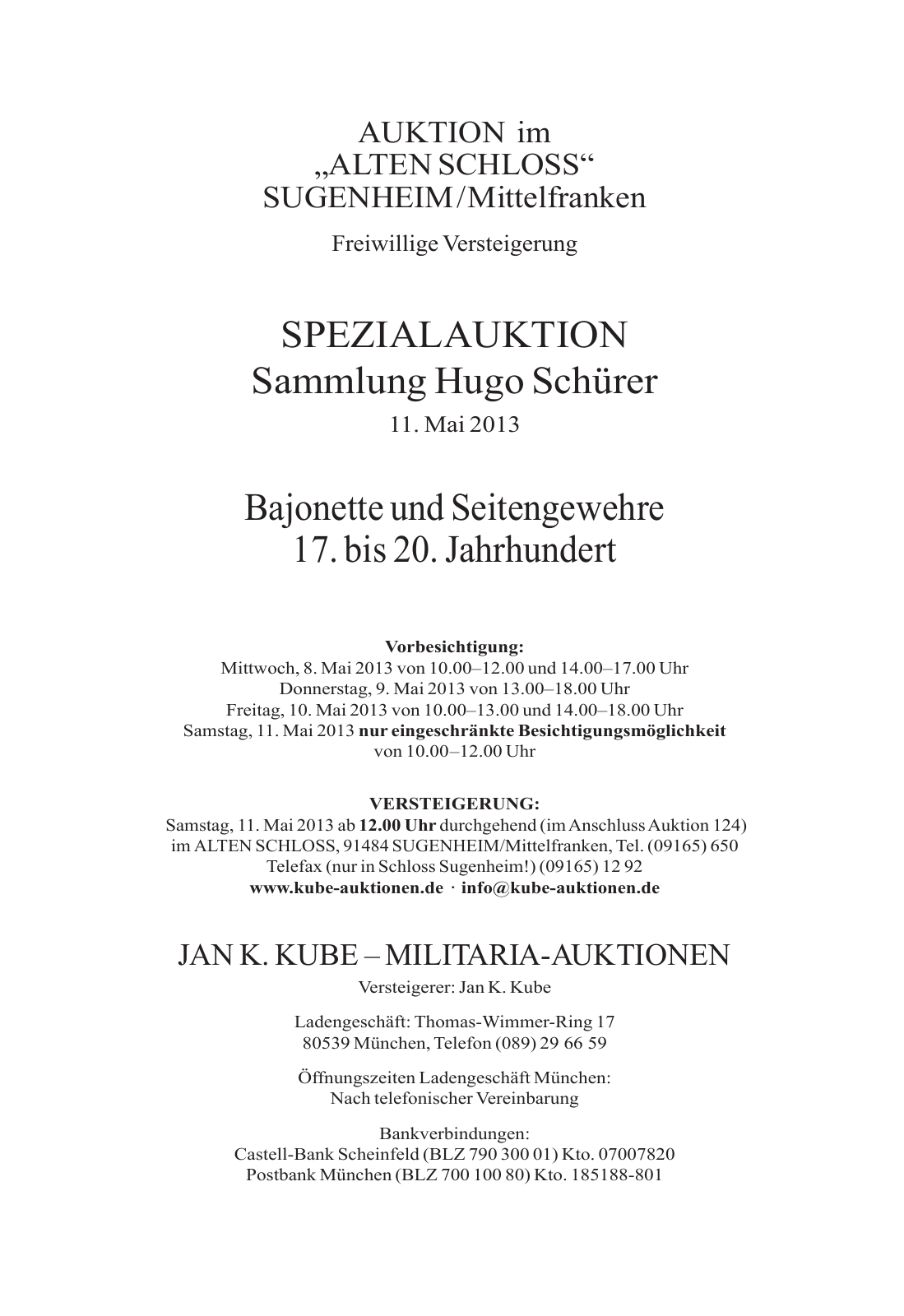 Vorschau Kube Spezialauktion Sammlung Hugo Schuerer Seite 2