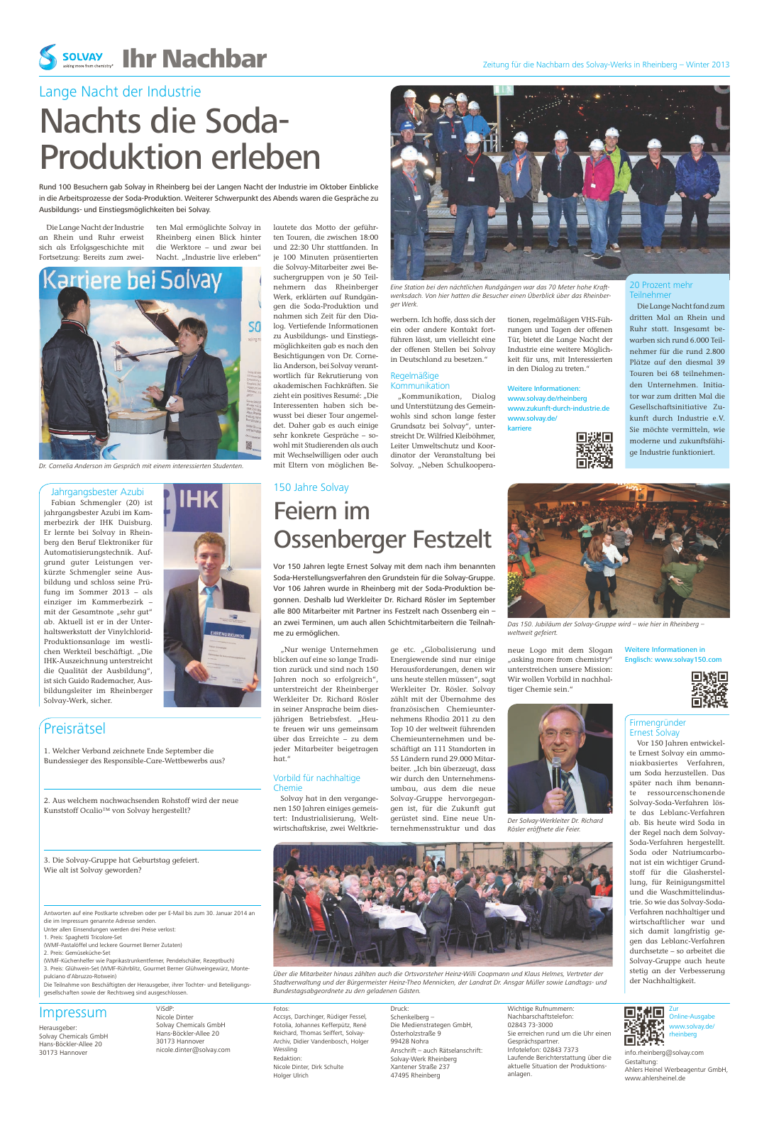 Vorschau Nachbarschaftszeitung Rheinberg Winter 2013 Seite 4
