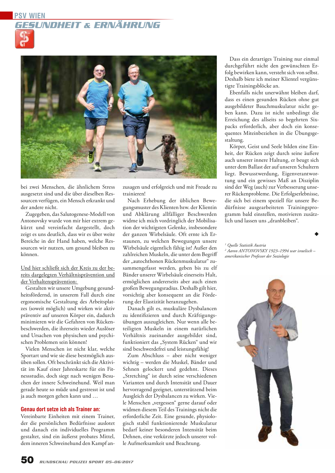 Vorschau Rundschau Polizei Sport 05-06/2017 Seite 50