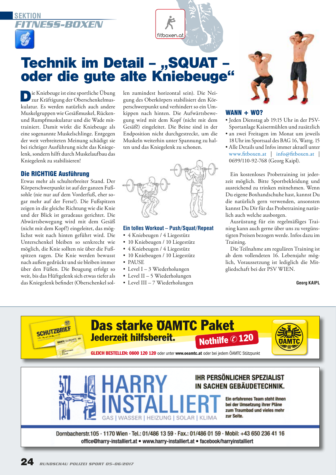 Vorschau Rundschau Polizei Sport 05-06/2017 Seite 24