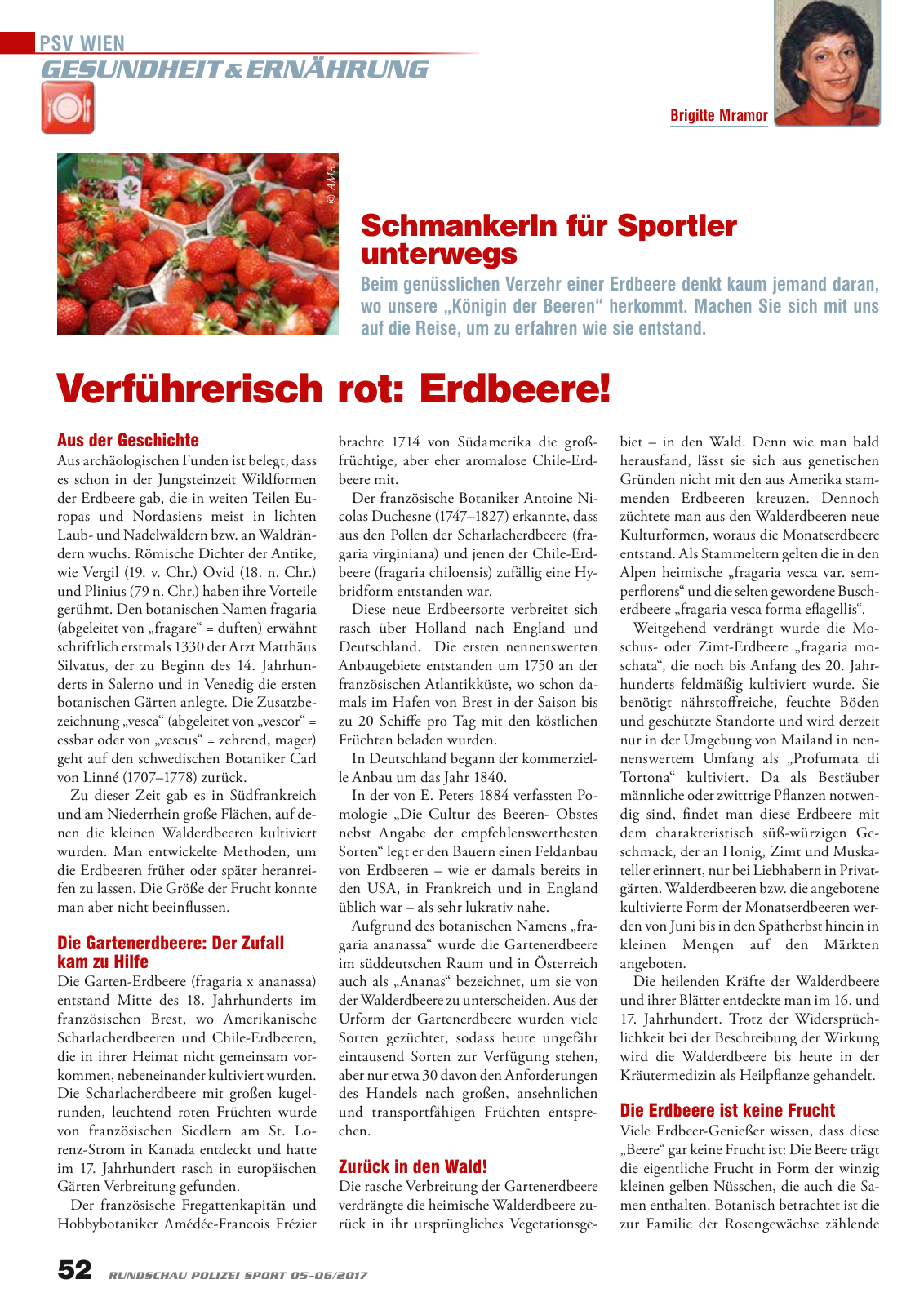 Vorschau Rundschau Polizei Sport 05-06/2017 Seite 52