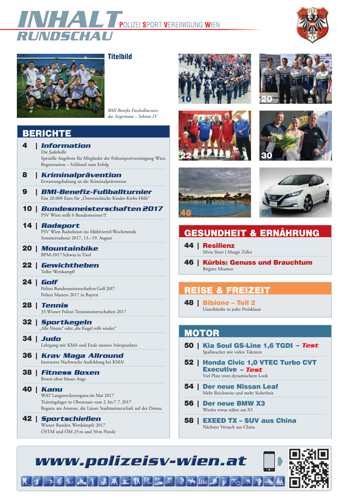 Vorschau Rundschau Polizei Sport 09-10/2017 Seite 3