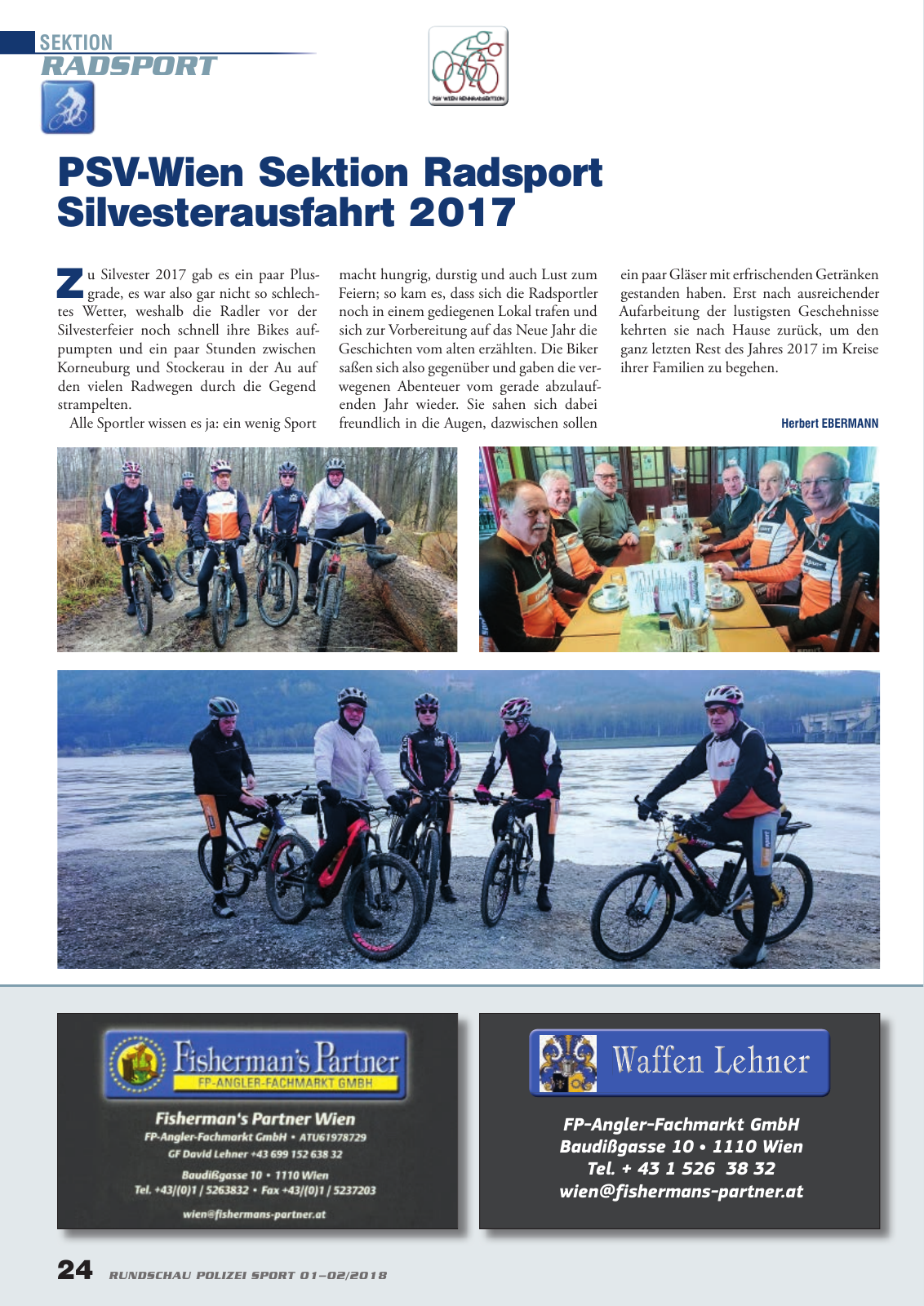 Vorschau Rundschau Polizei Sport 01-02/2018 Seite 24