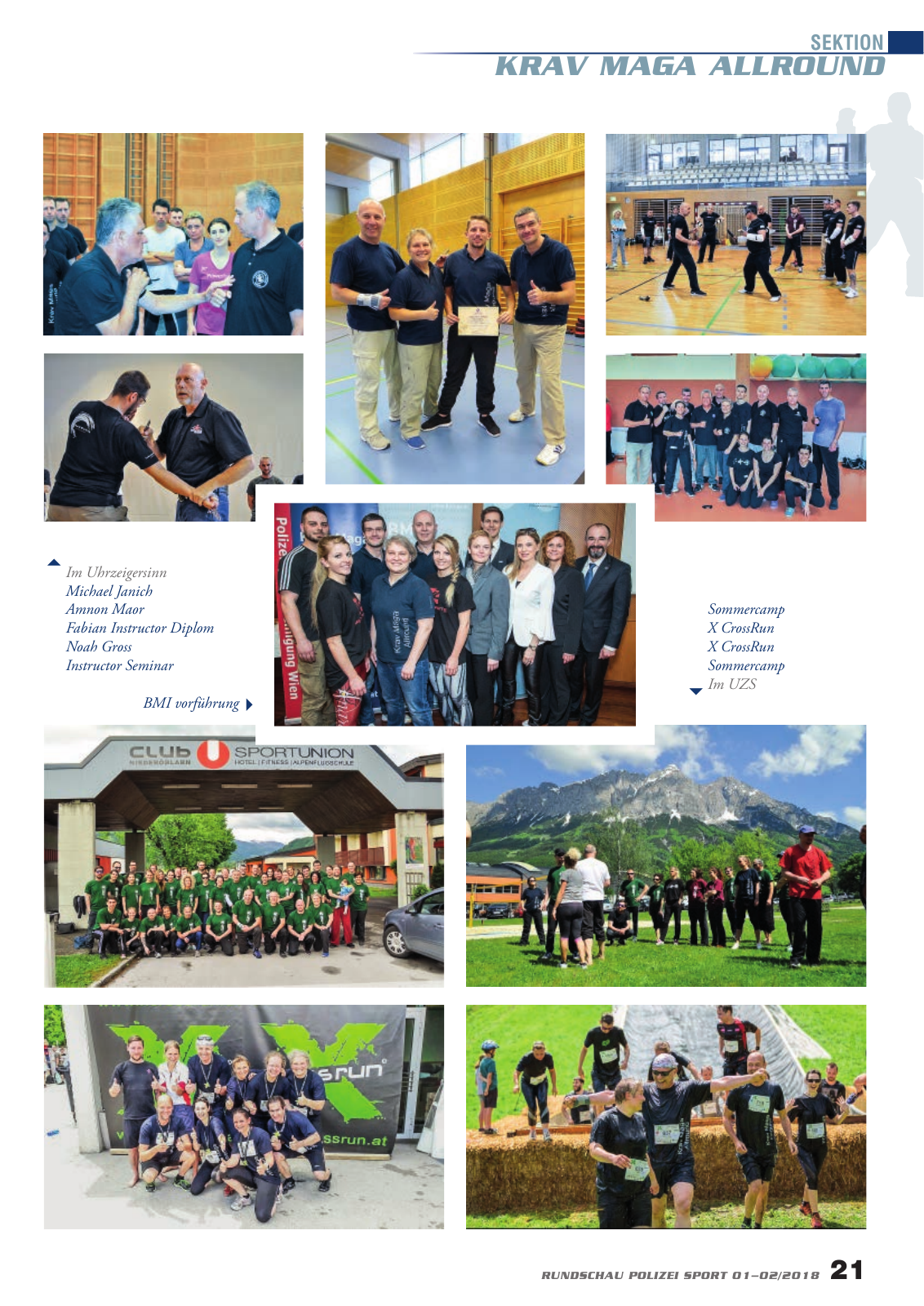 Vorschau Rundschau Polizei Sport 01-02/2018 Seite 21